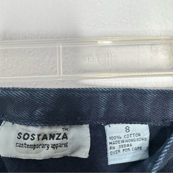 Vintage Sostanza denim set top size small and bottom size 8 - Picture 11 of 11